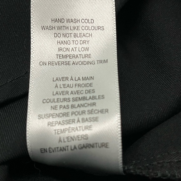 Cleo Black Business Casual Blouse Button Up Back - Picture 7 of 7